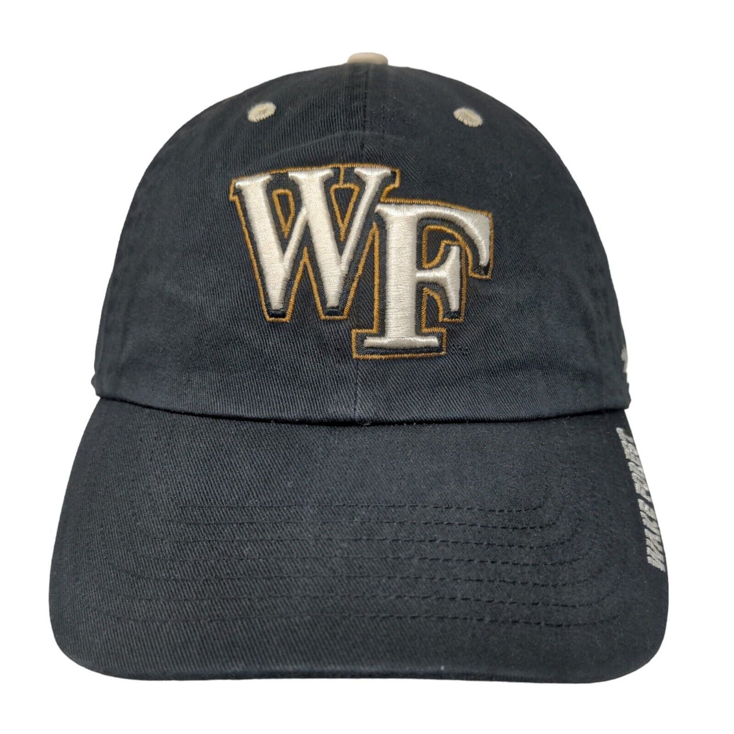 '47 Brand Men's Slideback Hat Black OSFA Embroidered Wake Forest Deacons Logo