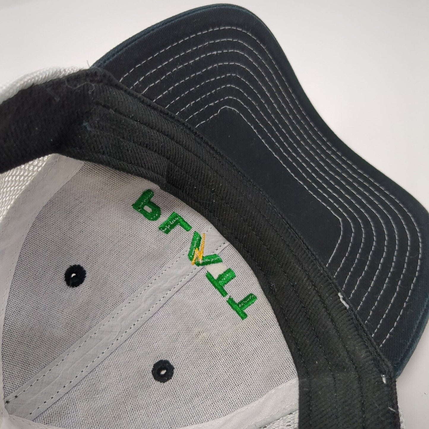 Platt Fitted Mesh Back Trucker Hat Black One Size Colorblock Outdoor