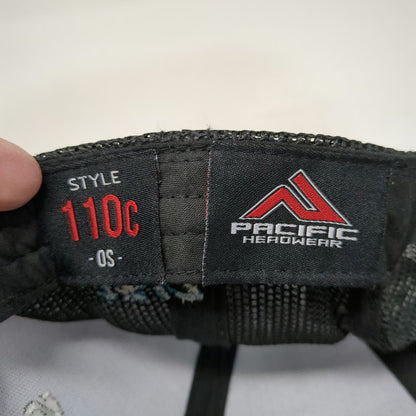 Pacific Headwear Trucker Hat Gray One Size Farmers Bank Since 1917 Mesh Snapback