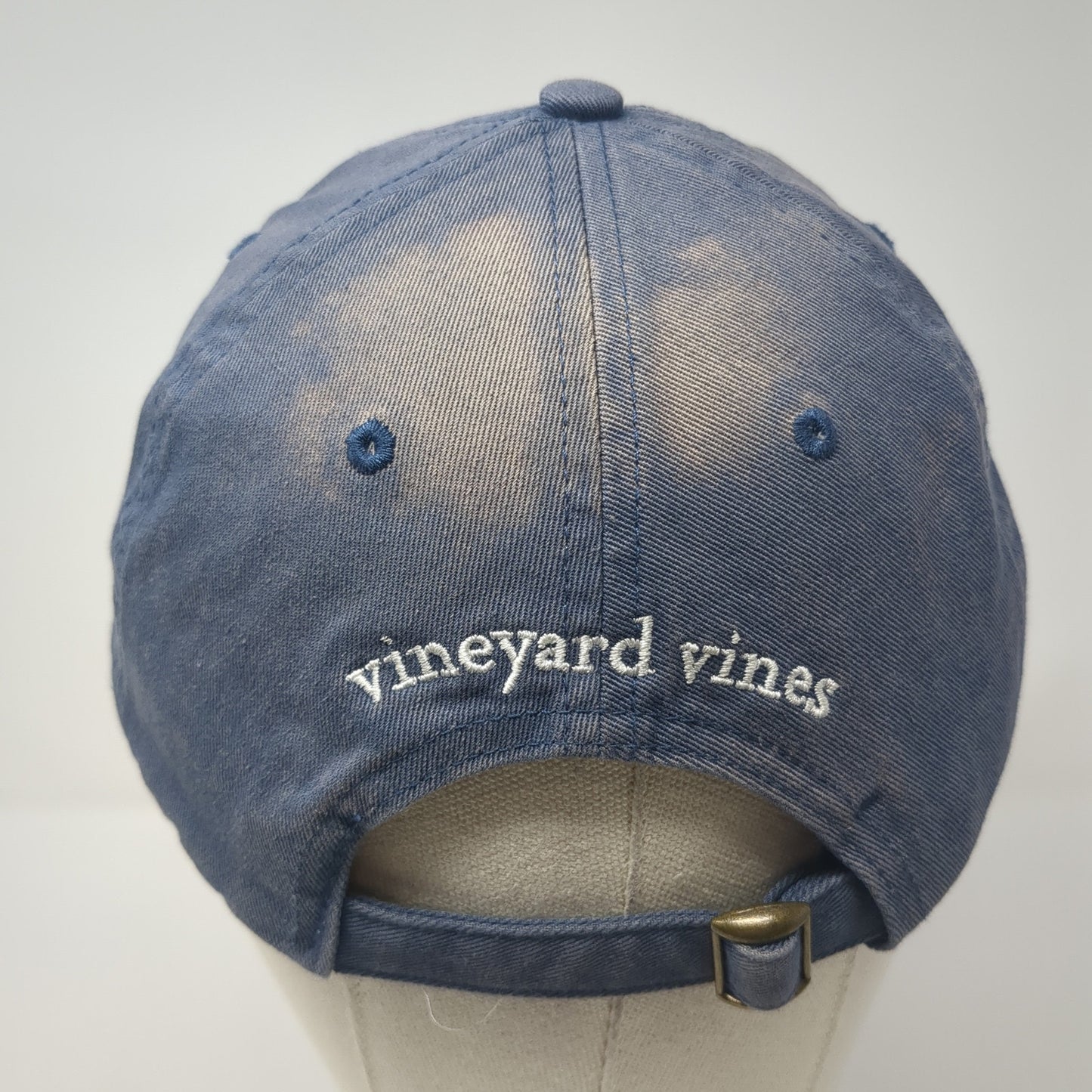 Vineyard Vines Slideback Baseball Cap Blue One Size Adjustable Embroidered