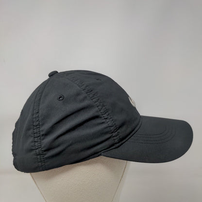 Nike Swoosh Strapback Hat Black OSFM Embroidered Adjustable 6 Panel