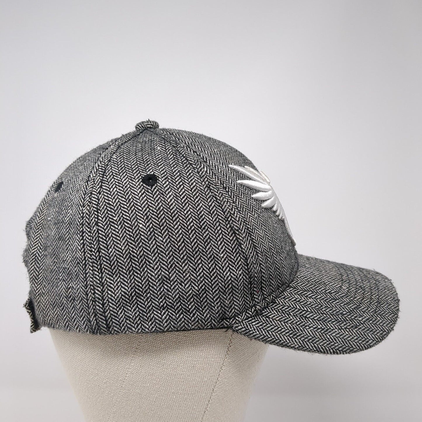 Pugs Strapback Hat Multi One Size Adjustable Herringbone Star Logo