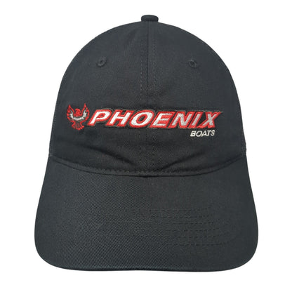 Phoenix Boats Trucker Hat Black One Size Adjustable Mesh Back Outdoor Cap
