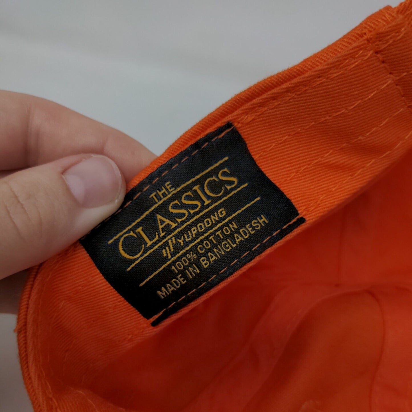 Landscapes Elite Slideback Hat Orange One Size Embroidered Yupoong