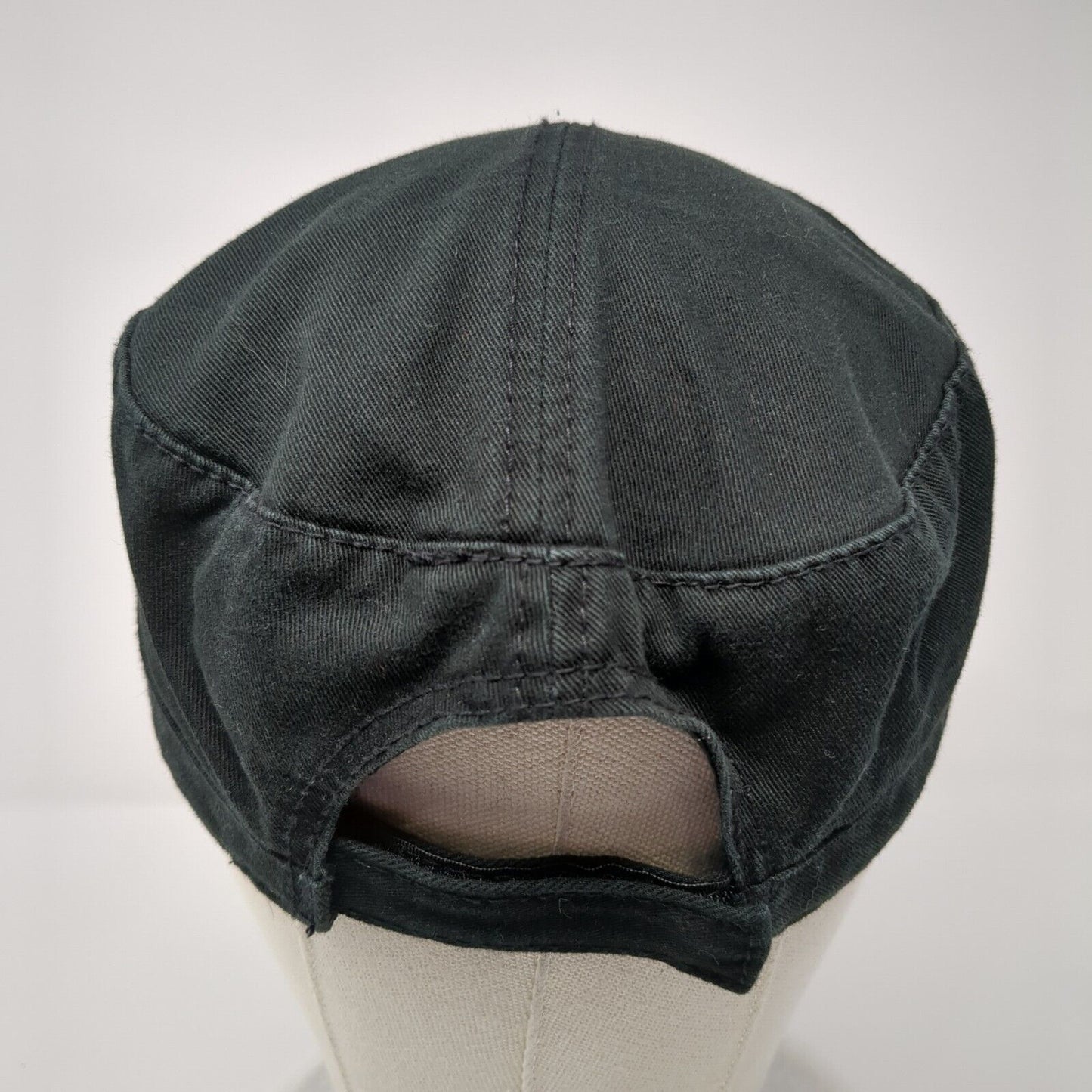 Charlotte North Carolina Strapback Cadet Army Hat Black One Size Solid