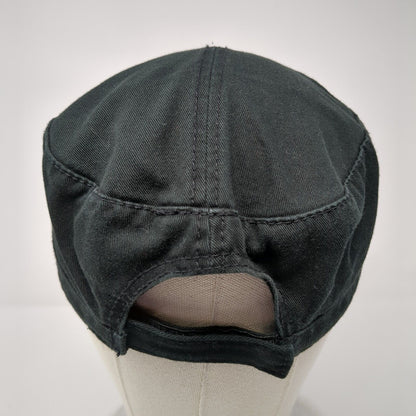 Charlotte North Carolina Strapback Cadet Army Hat Black One Size Solid