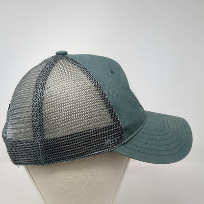 Dickies Trucker Hat Green One Size Mesh Snapback Workwear Logo Patch Gray Black