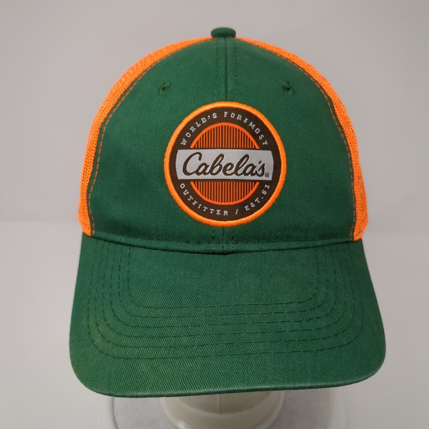 Cabela's World Foremost Outfitters Snapback Trucker Hat Multicolor OS Mesh Back
