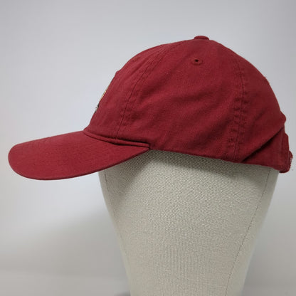 Legendary Baseball Cap Red One Size Timber Stone Golf Course Hat Slideback