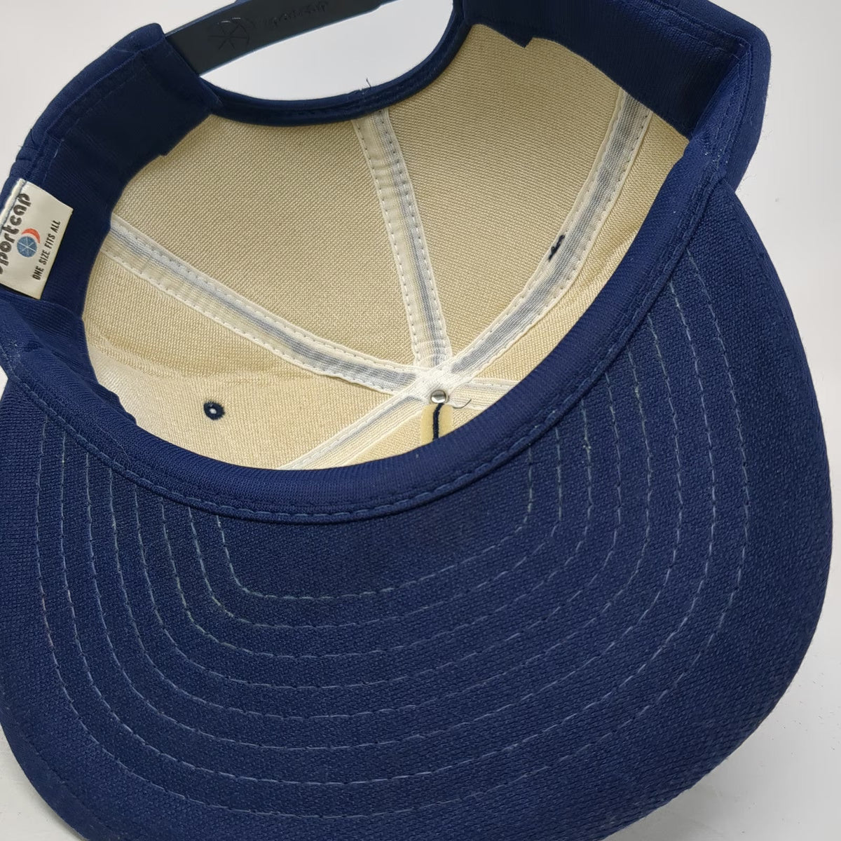Sportcap 5 Panel Blue One Size Hat Paint Spray Supply Boise Idaho 1985 Snapback