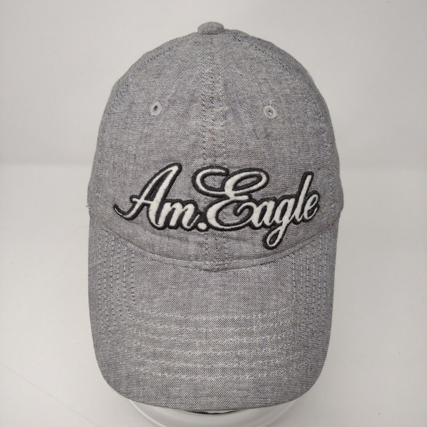 American Eagle Outfitters Since 77 Fitted Hat Gray One Size Nu-Fit