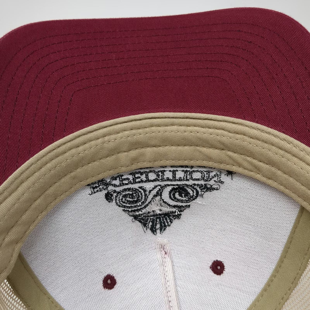 Richardson Trucker Hat Red One Size Expedition Inspiration 5 Panel Mesh Back