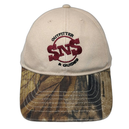 Kati Sportcap SNS Outfitter & Guides Hat Beige Camo Baseball Cap One Size Strap
