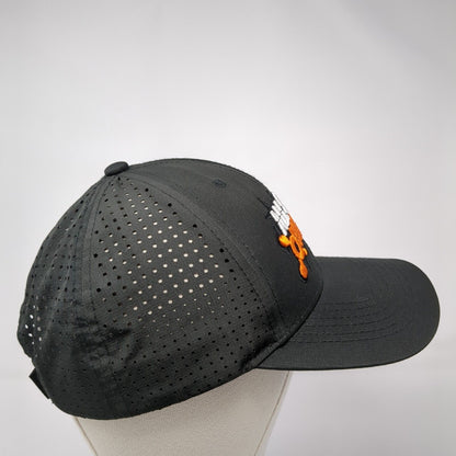 All Out Mayhem Strapback Hat Black One Size Adjustable Embroidered Breathable