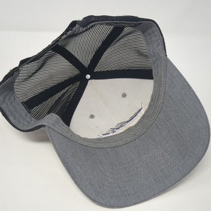 Mountain Waterworks Snapback Trucker Hat Gray One Size Mesh Back 6 Panel