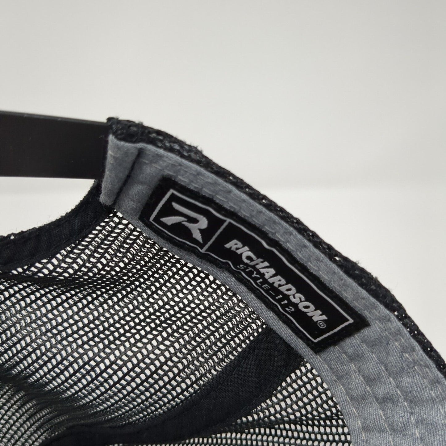 Richardson Snapback Mesh Back Trucker Hat Gray One Size Embroidered m|m