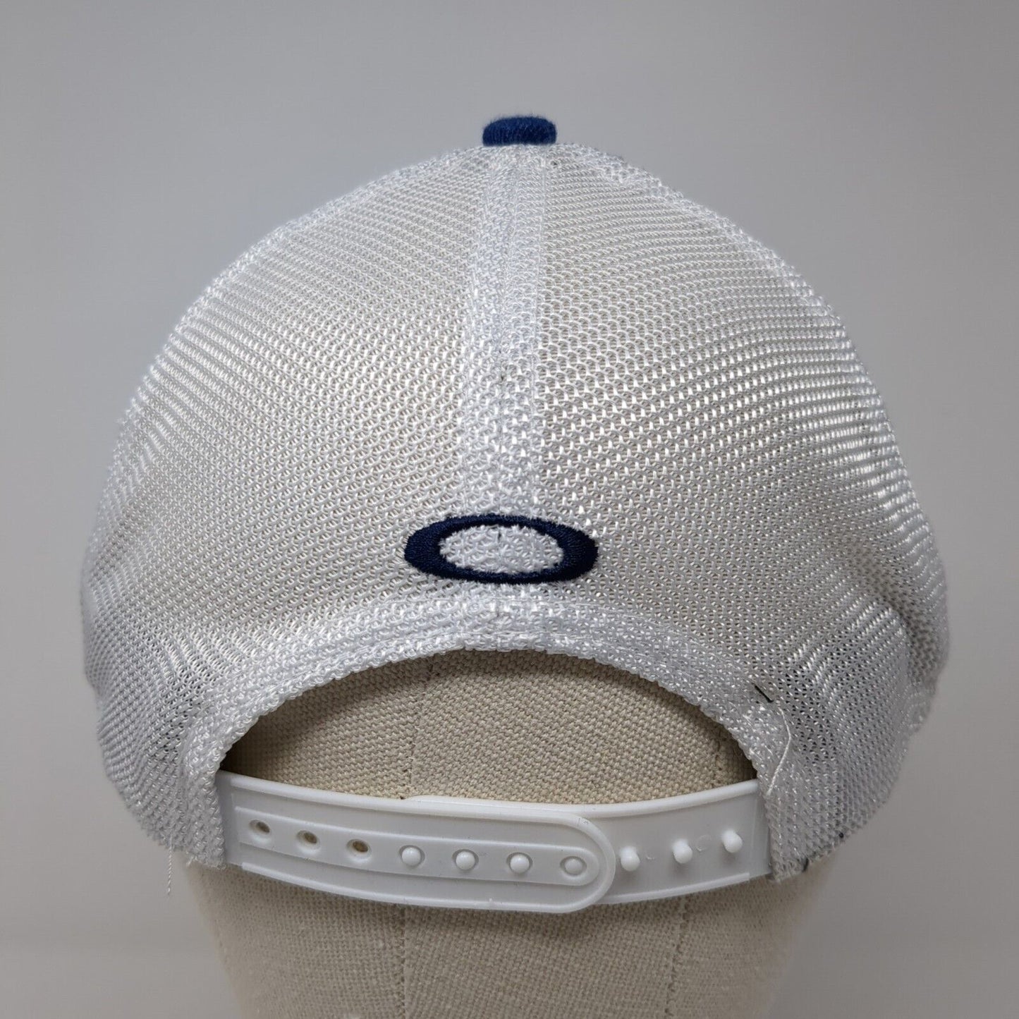 Oakley Snapback Mesh Back Trucker Hat Blue One Size New Era 9Forty