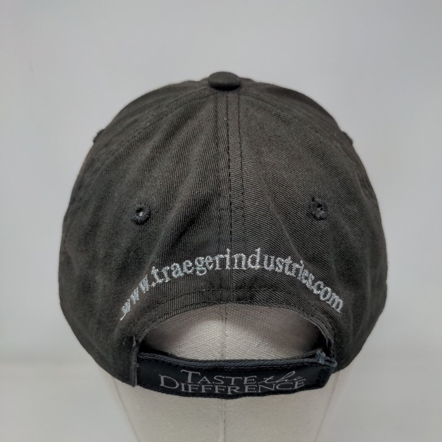 Traeger Grills Strapback Hat Black One Size Embroidered Taste The Difference