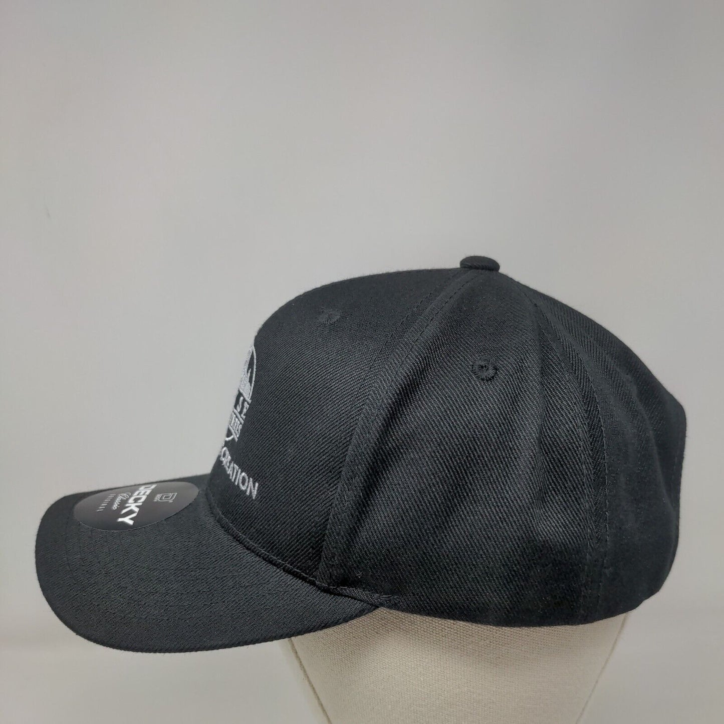Boise City Of Trees Strapback Hat Black OSFM Embroidered Decky 6 Panel