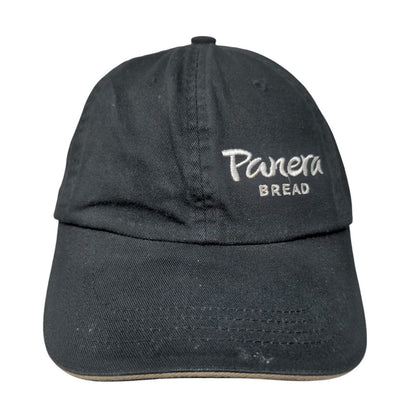 Panera Bread Strapback Hat Black One Size Embroidered Port Authority