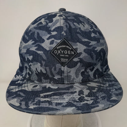 Oxygen Everyday Wear Since 1996 Snapback Hat Camouflage One Size Adjustable
