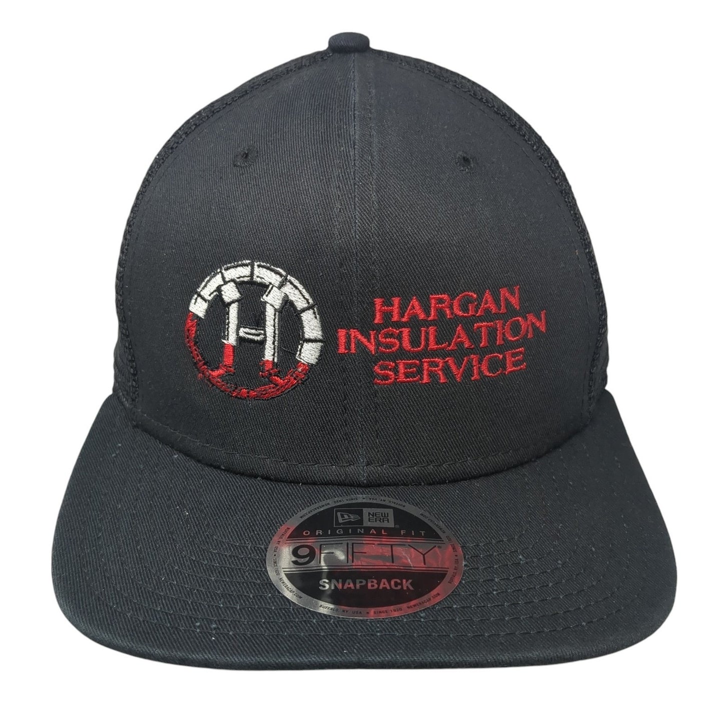 Hargan Insulation Service Trucker Hat Black OS Adjustable Mesh Back New Era