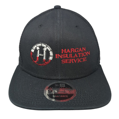 Hargan Insulation Service Trucker Hat Black OS Adjustable Mesh Back New Era