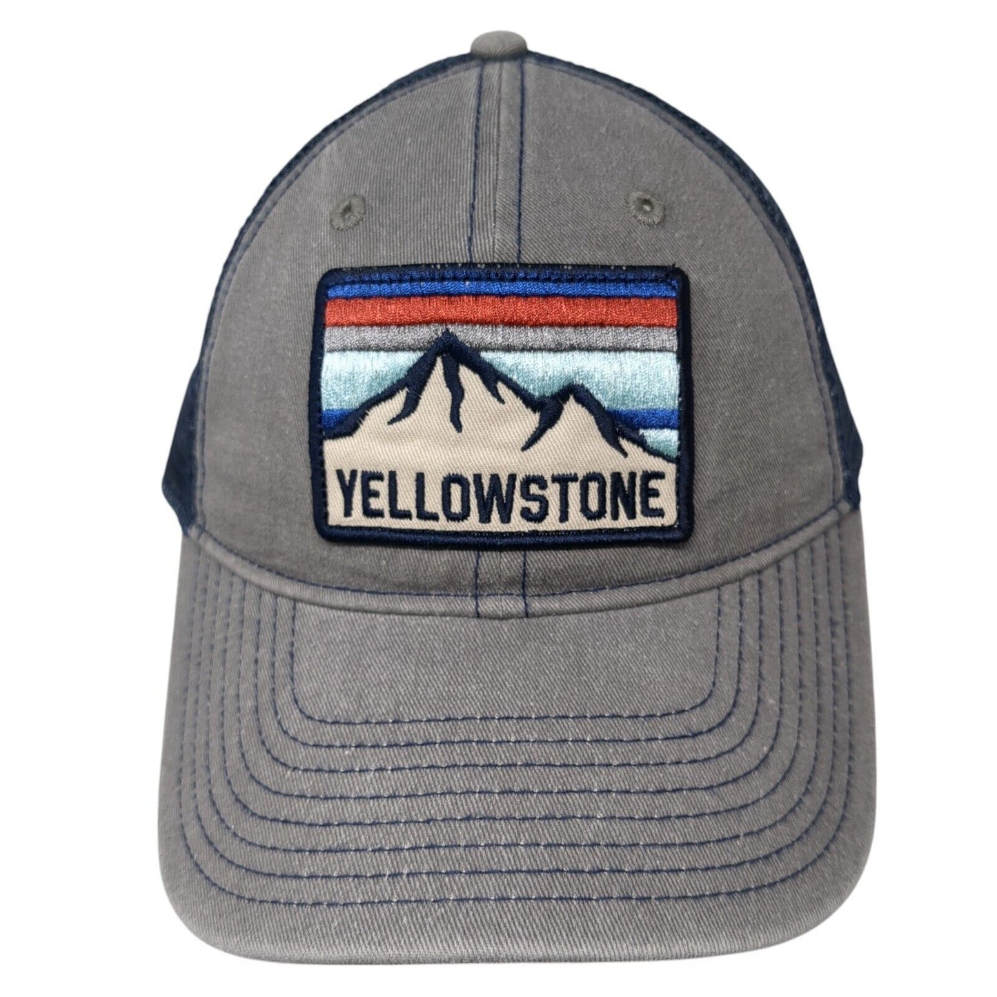 Yellowstone Patch Snapback Trucker Hat Multicolor One Size Mesh Back