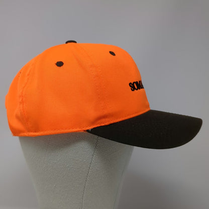 Outdoor Cap Snapback Hat Orange One Size Soma Farms Structured Contrast Brim