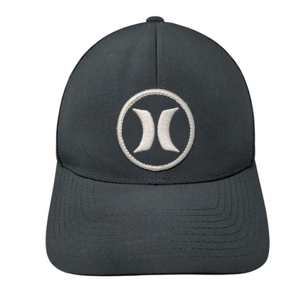 Hurley Patch Snapback Mesh Back Trucker Hat Gray One Size Yupoong