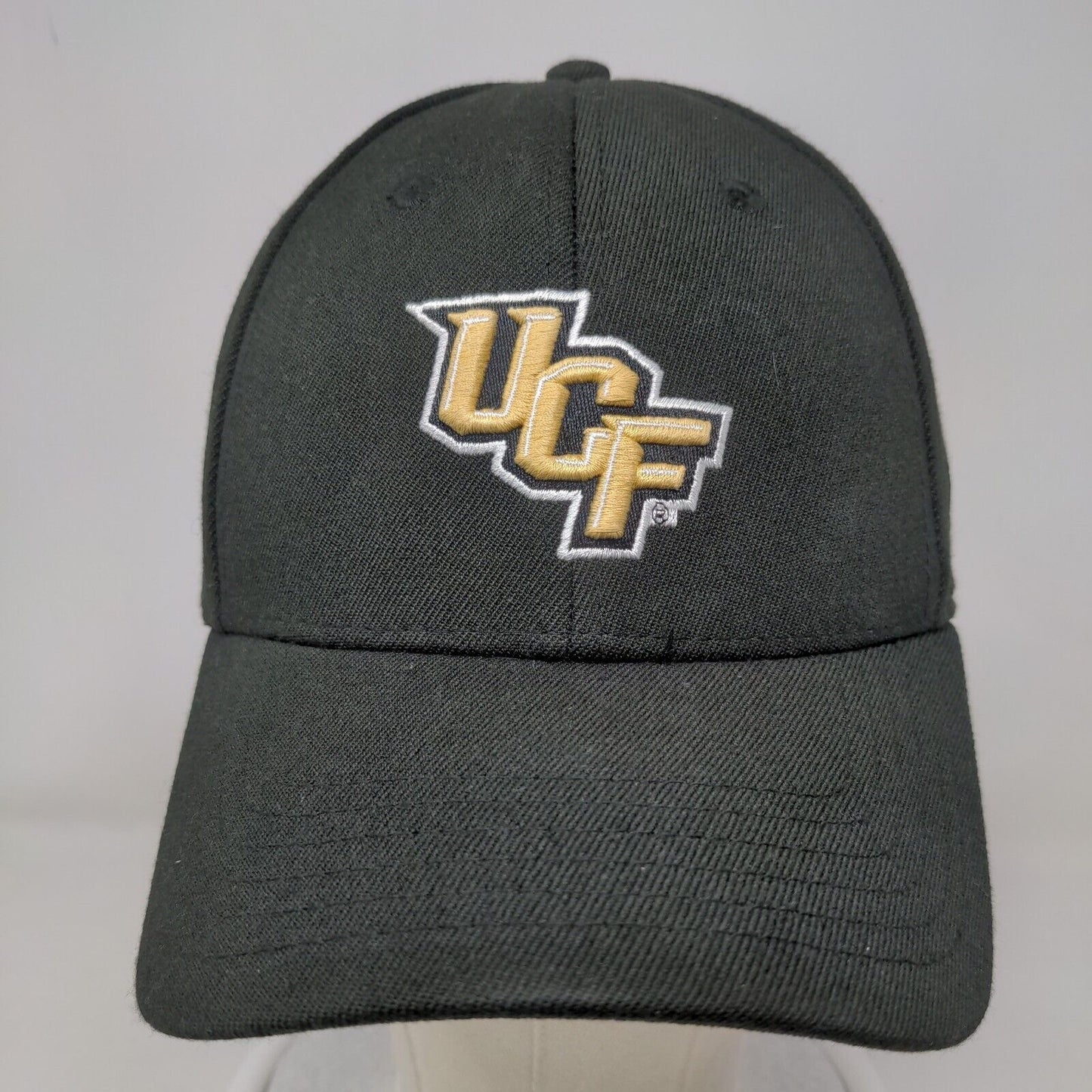 Top of the World Men's Fitted Hat Black OSFA UCF Knights Embroidered Logo