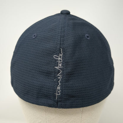 TravisMathew Baseball Cap Blue XL SITECH Construction Technology Fitted Hat