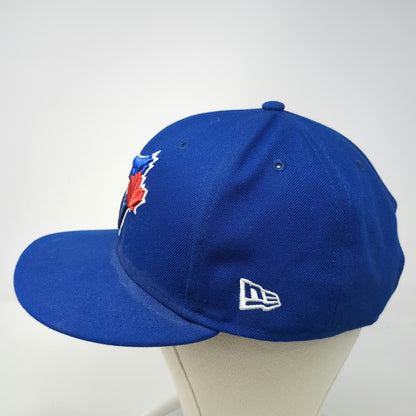 Toronto Blue Jays MLB New Era Snapback Hat Blue OSFM Flat Brim Gray Undervisor