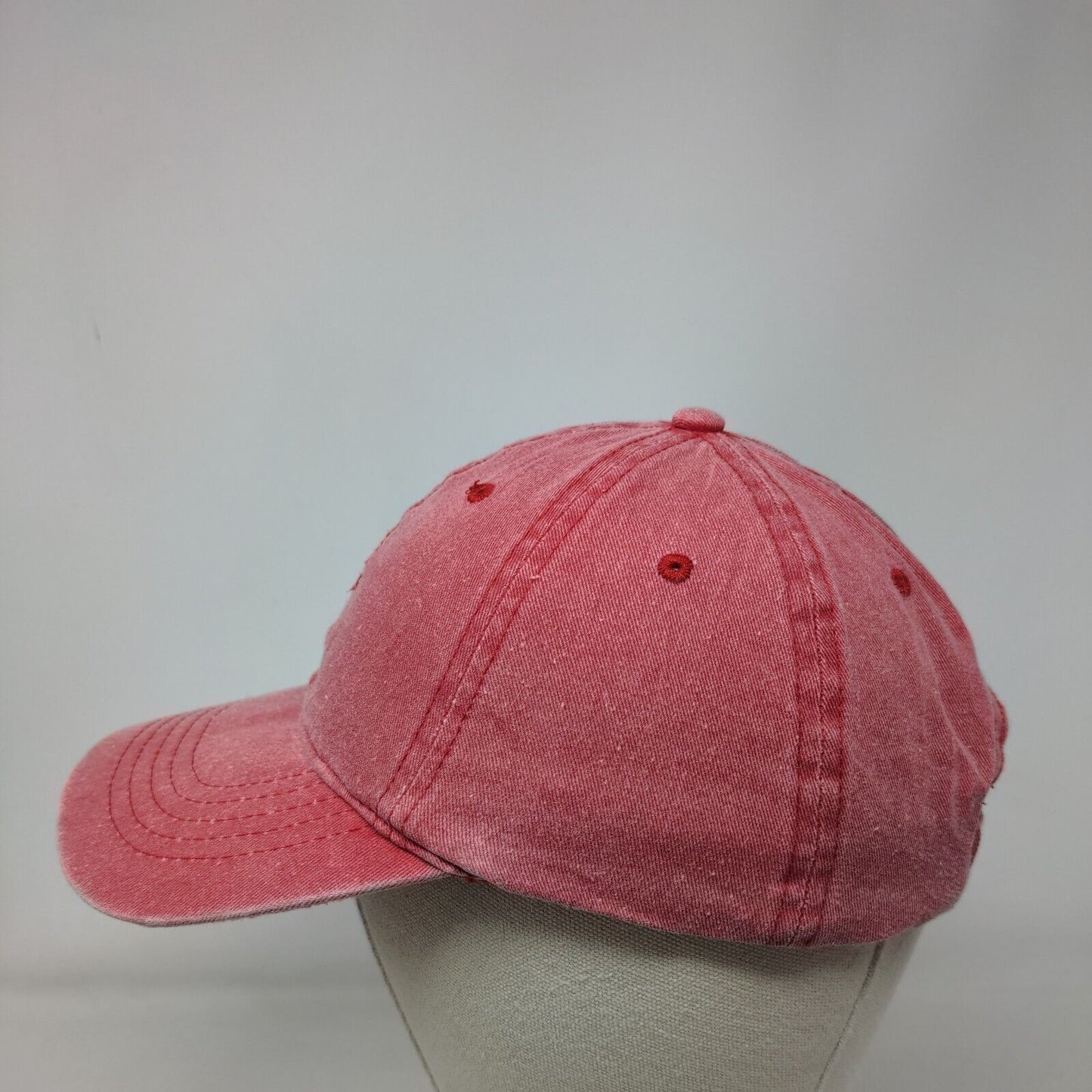 Unbranded Strapback Hat Red Rover OSFM Adjustable 6 Panel Blank