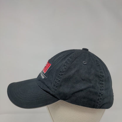 HCM Hells Canyon Marine Strapback Hat Black One Size Embroidered