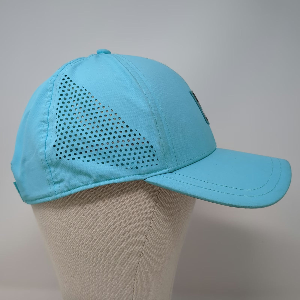 LevelWear Baseball Cap Blue One Size Bali Hai Tropical Patch Perforated Hat