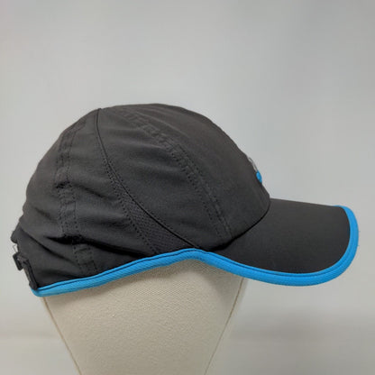 Adidas Adize Men's 5 Panel Strapback Hat Black Blue Size OSFA Embroidered Logo