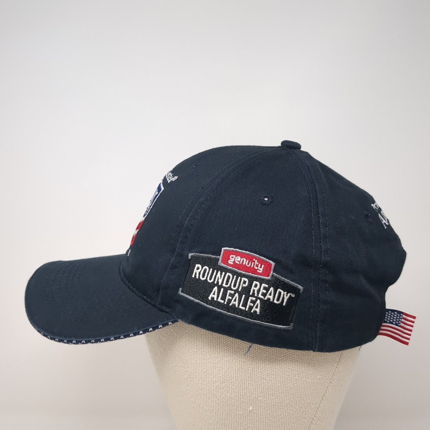 Traffic Tested America's Alfalfa Baseball Cap Blue OS Adjustable Embroidered