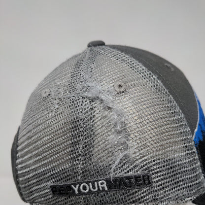 RepYourWater Mount Rainier Snapback Trucker Hat Multi One Size Mesh Back