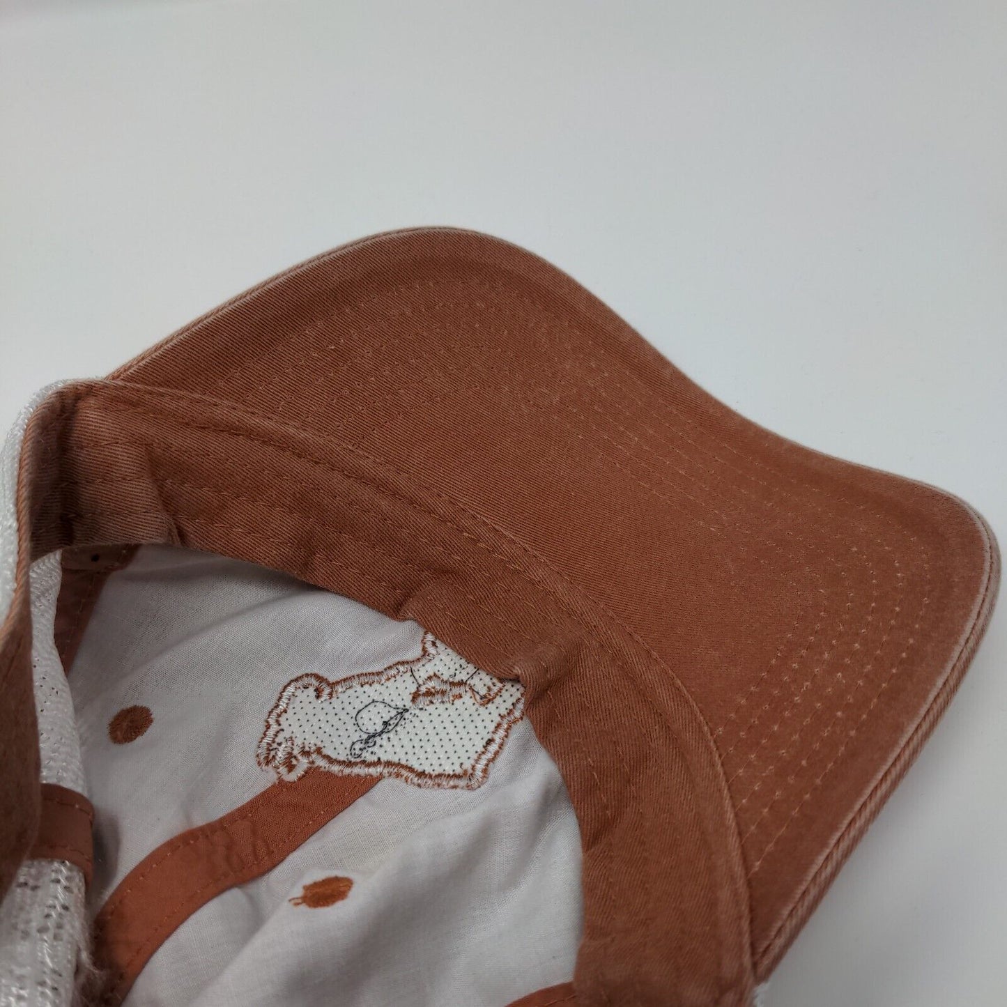 Ahead Strapback Mesh Back Trucker Hat Brown Extreme Fit Stanley ID