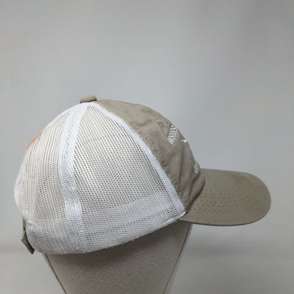 Mississippi Tennessee Transformers Inc Strapback Trucker Hat Tan OSFM Mesh Back
