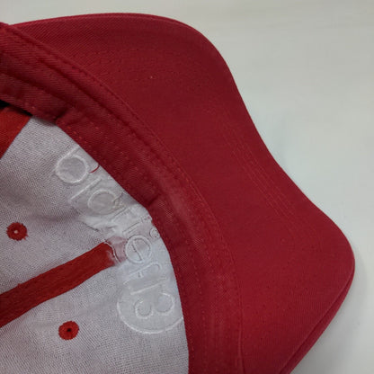 Planet 13 Las Vegas Snapback Hat Red One Size Adjustable Embroidered 6 Panel