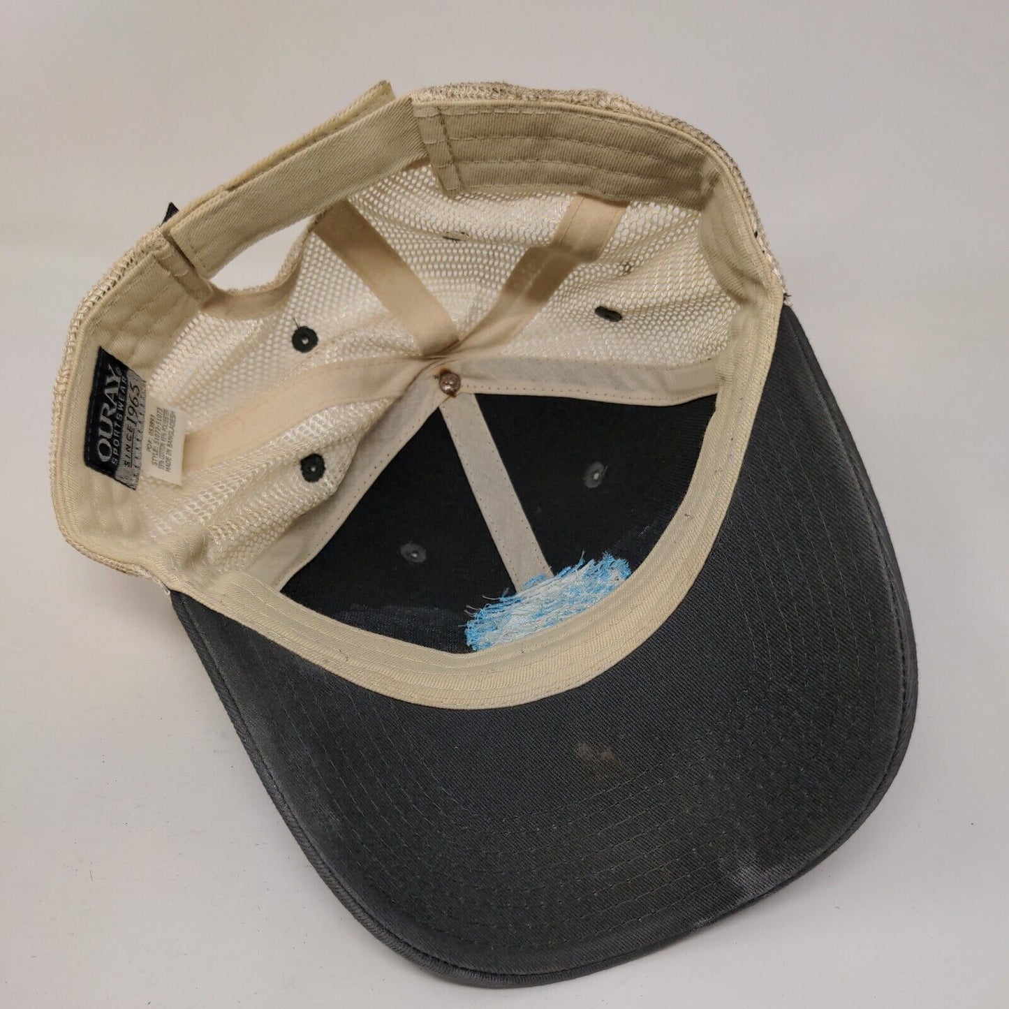 Fort Myers Brewing Co. Strapback Mesh Back Trucker Hat Gray One Size Ouray