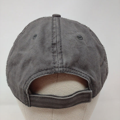 Ocean Shores Washington Strapback Hat Gray OSFA Embroidered Jacobson