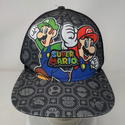 Super Mario Luigi Snapback Hat Multicolor Adjustable Vent Holes