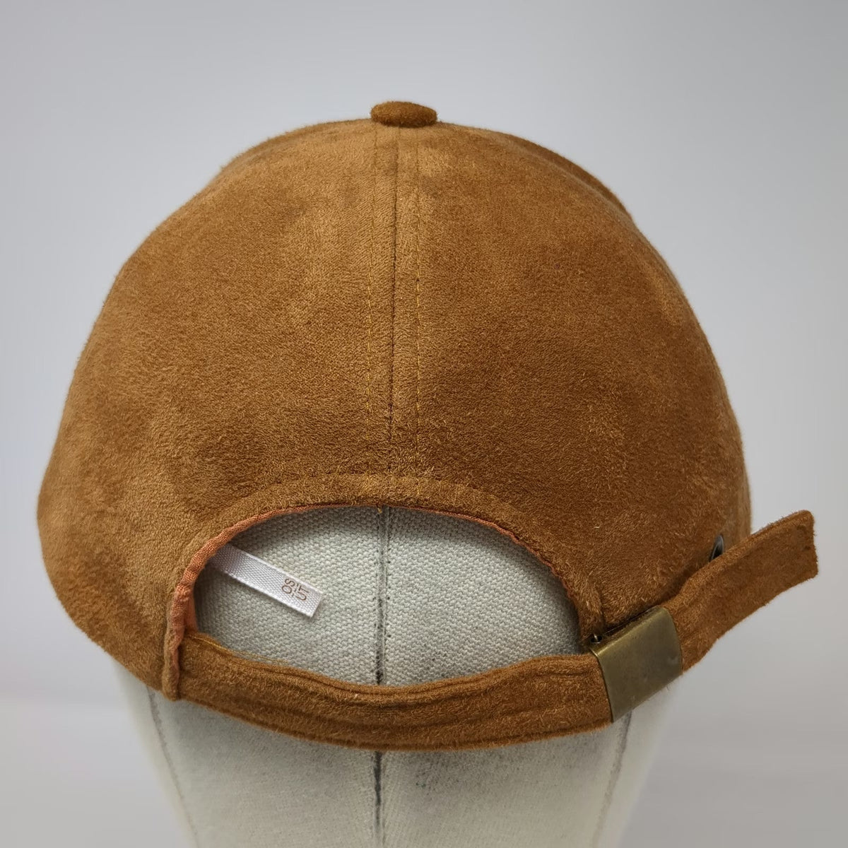 Free People Baseball Cap Brown One Size Slideback Faux Suede Adjustable Hat