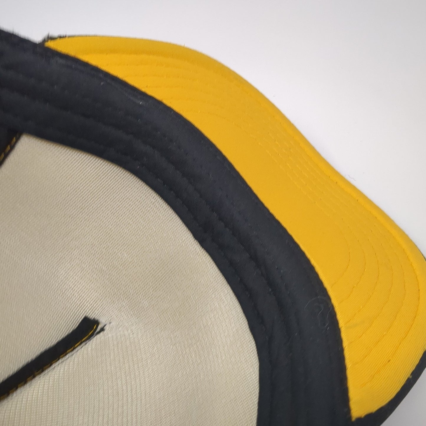 Beach Is Open Snapback Mesh Back Trucker Hat Black One Size Colorblock