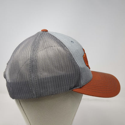Richardson Trucker Hat Gray Orange One Size Epic Outdoors Deer Skull Snapback