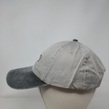 Duval St. Key West Slideback Hat Gray One Size Embroidered Colorblock