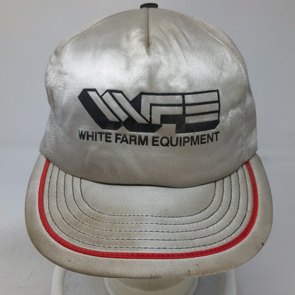 Adver-Togs 5 Panel Gray One Size White Farm Equipment Snapback Rope Hat